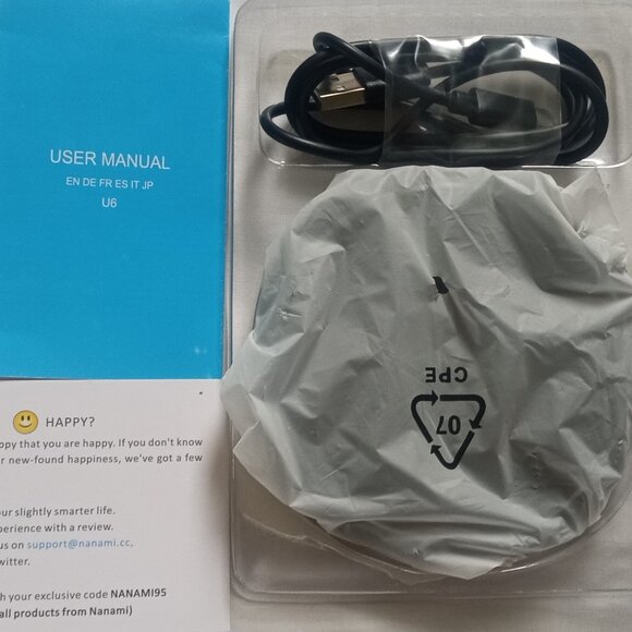 NANAMI U6 Super Fast Wireless Charger for Samsung, iPhone, Charging Pad w/Cable - Picture 3 of 5